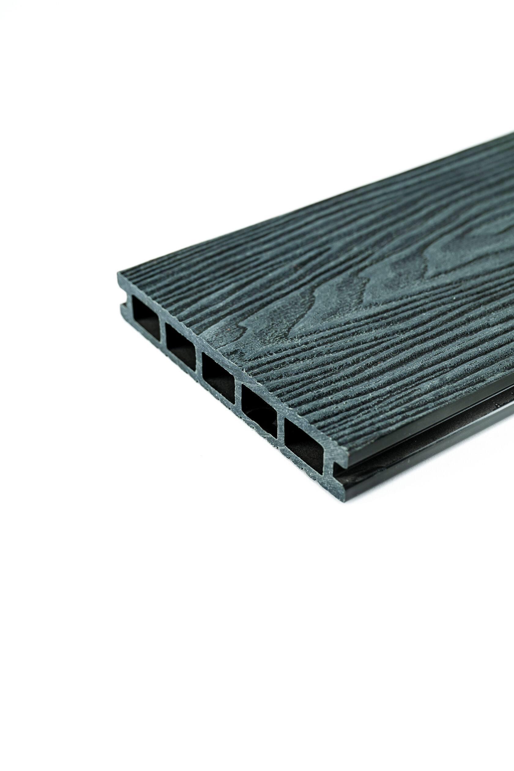 Террасная доска МПК "Верста" 150х24 3D тиснение, графит