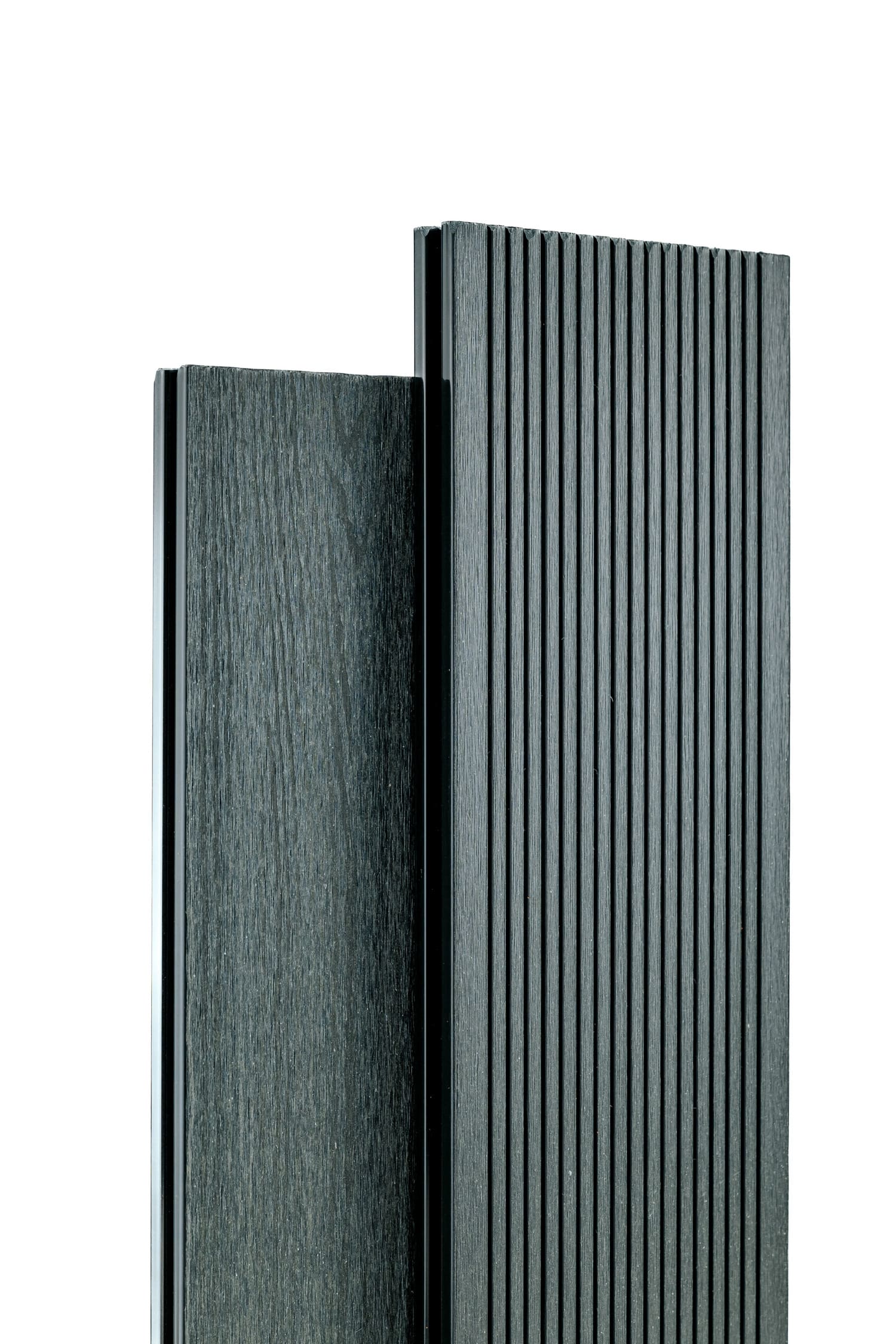 Террасная доска МПК "Верста" 150х24 2D тиснение + вельвет, графит
