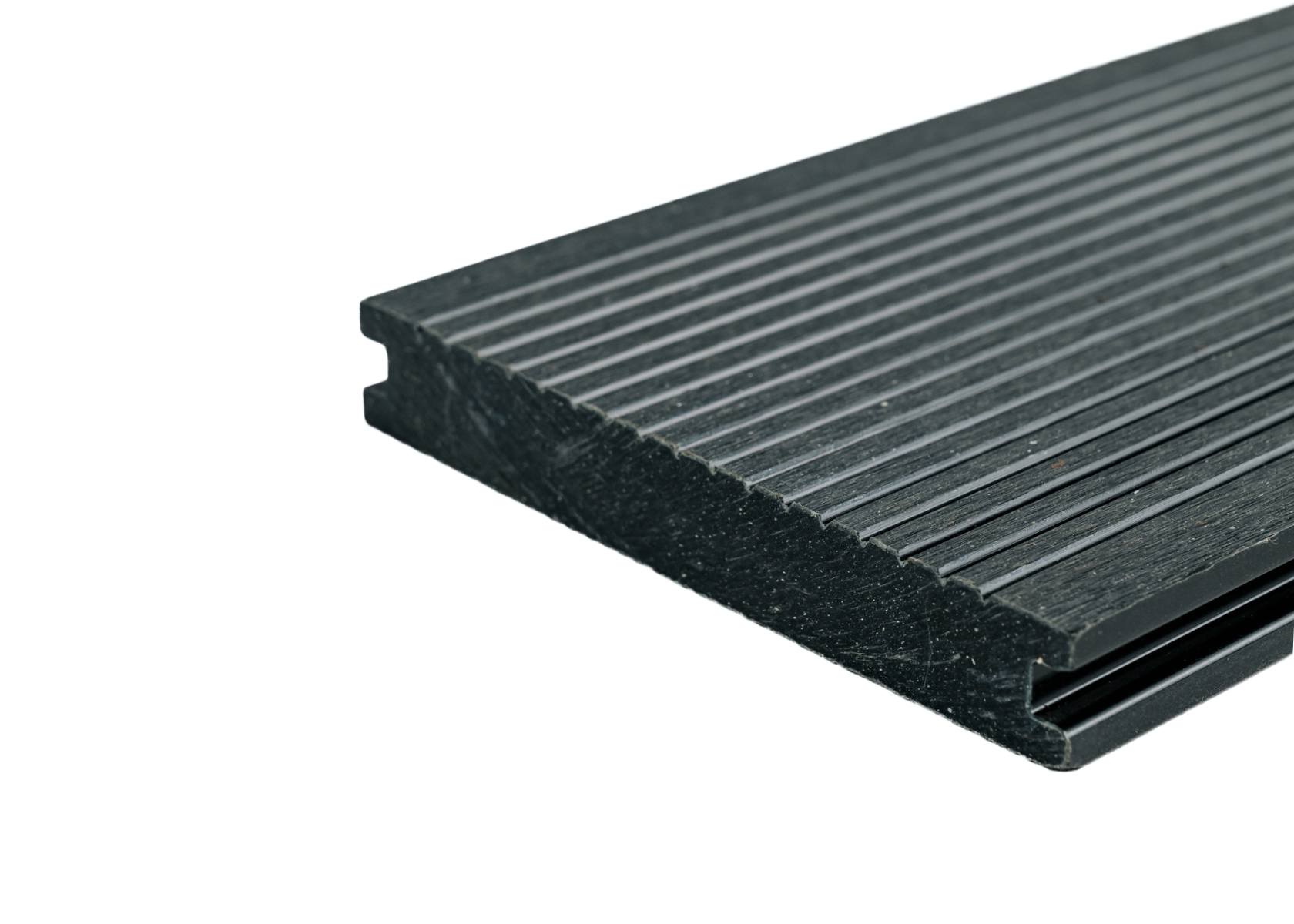 Террасная доска МПК "Верста" 150х24 полнотелая 2D тиснение + вельвет, графит